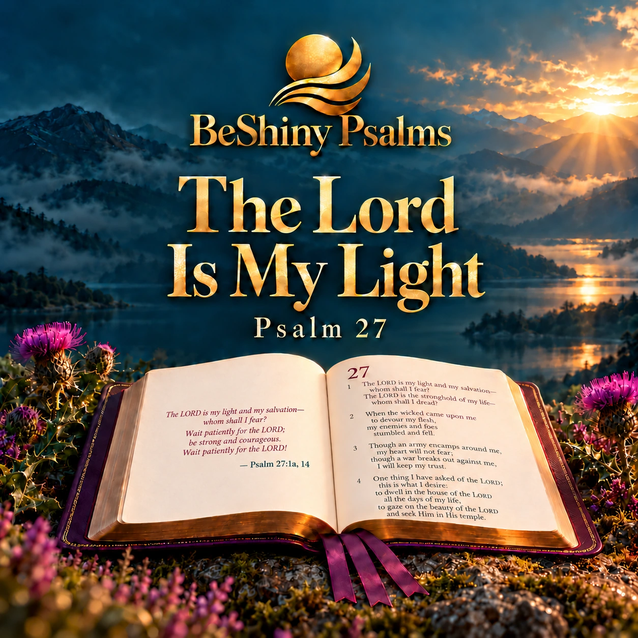The Lord Is My Light — Psalm 27, BeShiny Psalms cover artwork